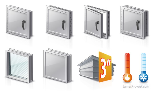 Thermal Access Door Icons