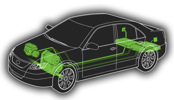Hybrid Car Infographic